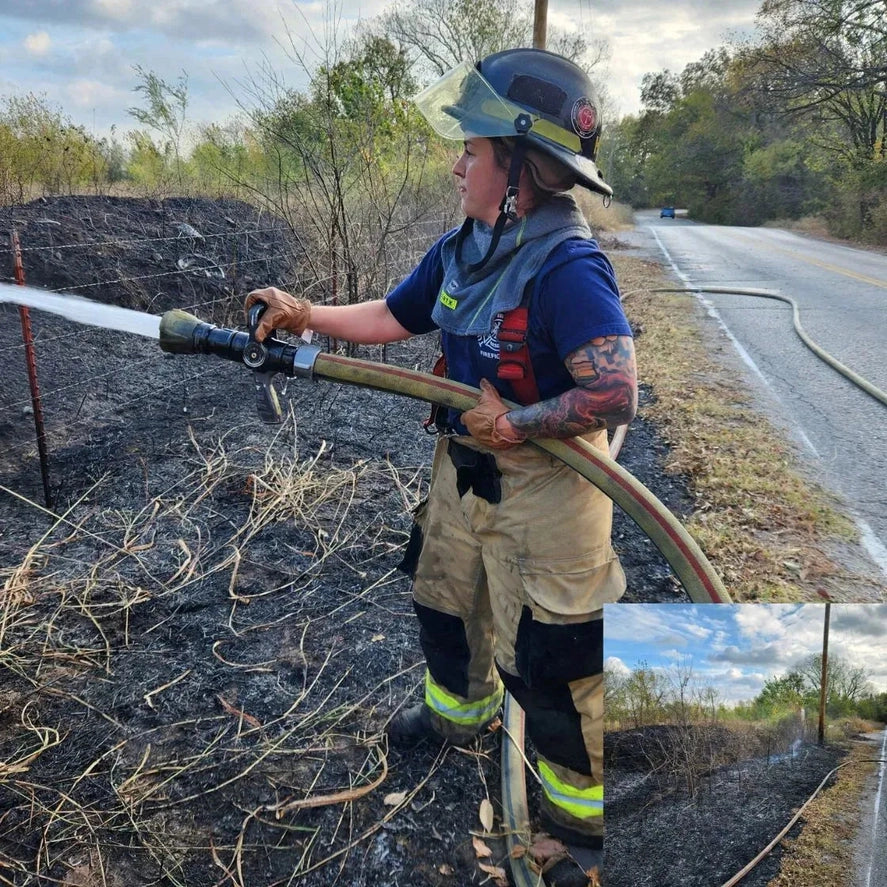 Buffalo Leather Ranching Gloves