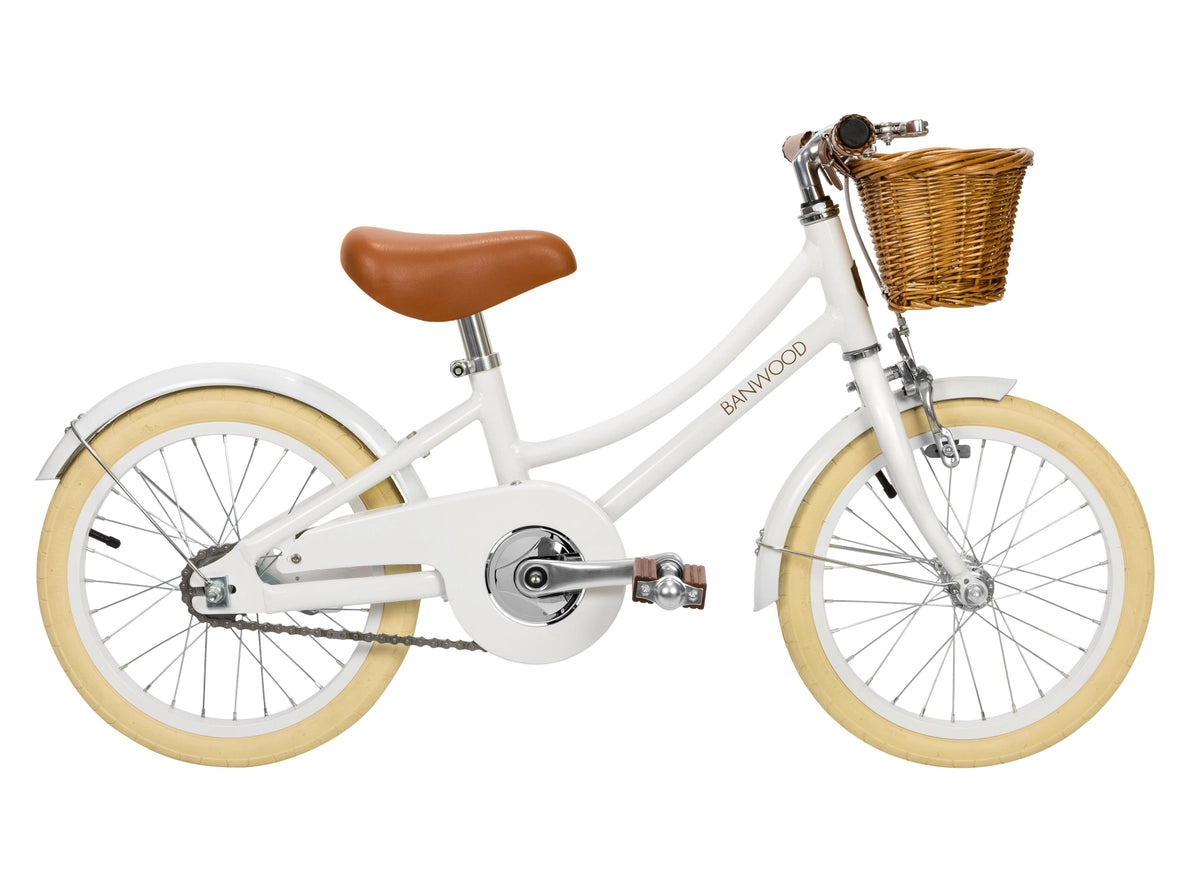16" Classic Bike Vintage Banwood - White