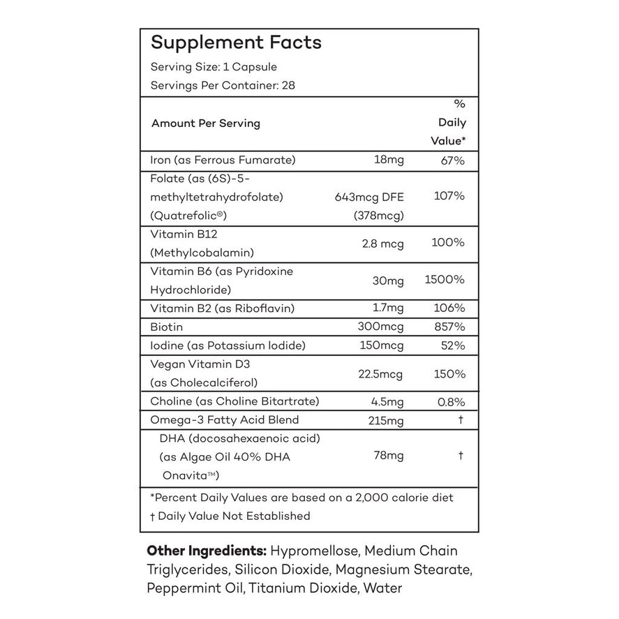 Premama Prenatal Vitamin Duo-Cap 28ct
