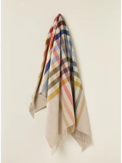 Henley Design Multicolor Merino Throw, Bronte Moon