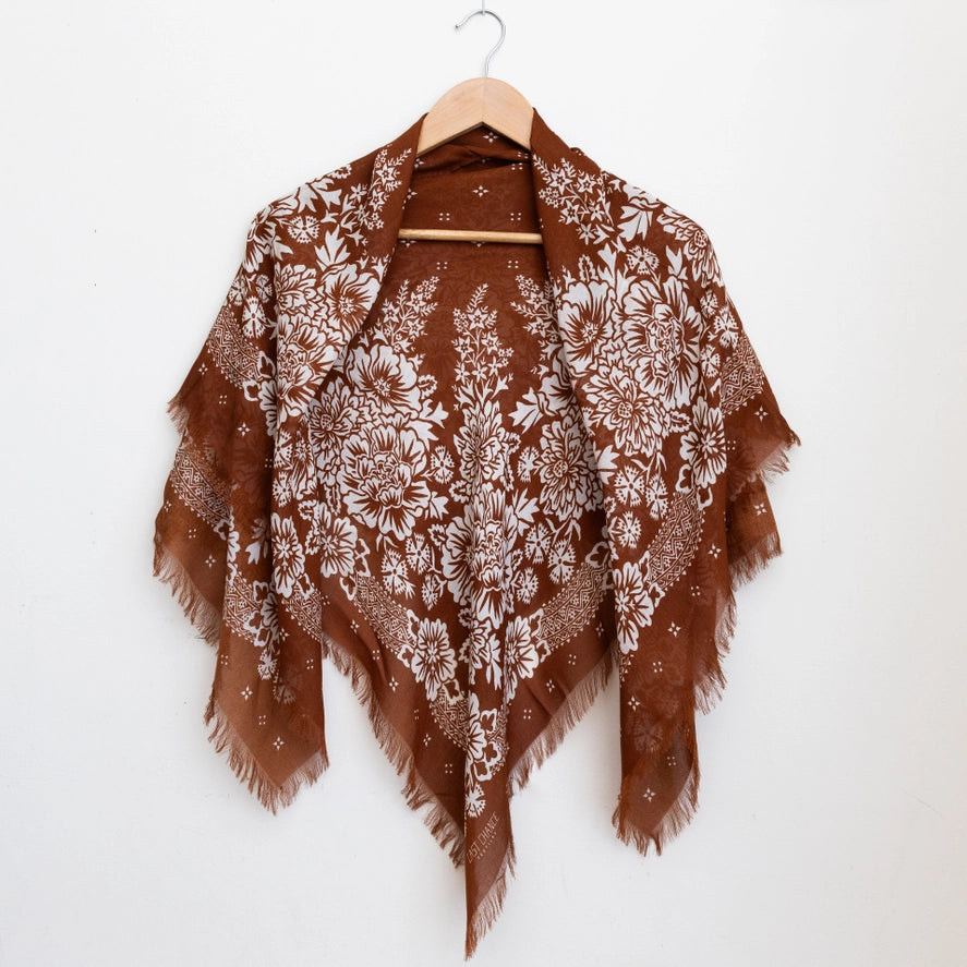 Big Honcho Bandana- Blossom in Cocoa