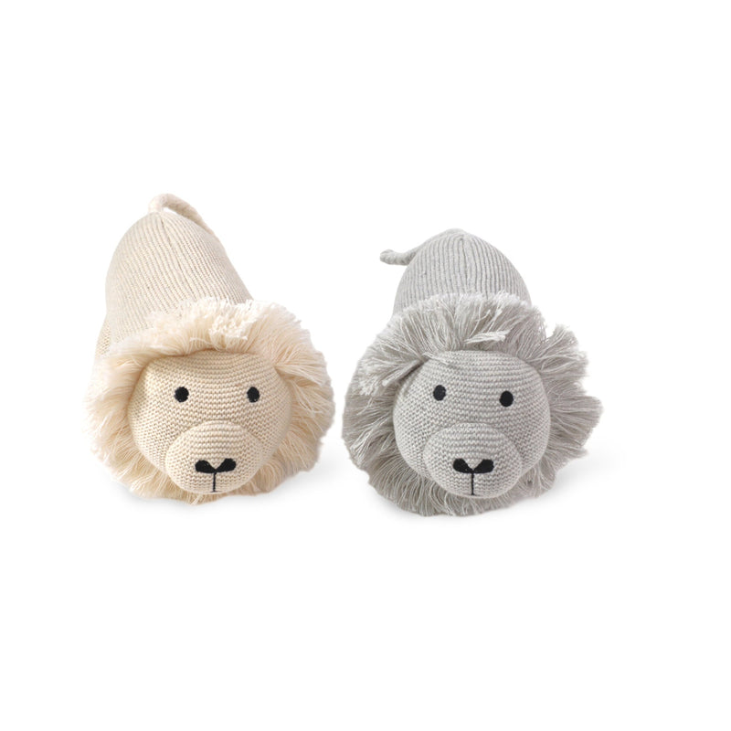 Organic Cotton Knit Lion | Stuffed Animal Baby Toy