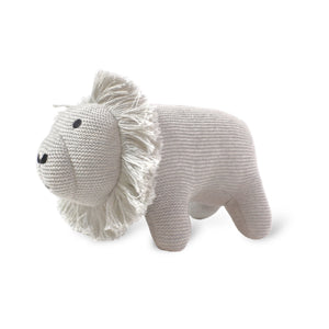 Organic Cotton Knit Lion | Stuffed Animal Baby Toy
