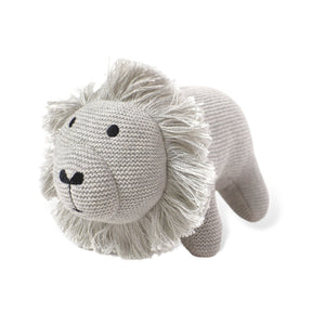 Organic Cotton Knit Lion | Stuffed Animal Baby Toy