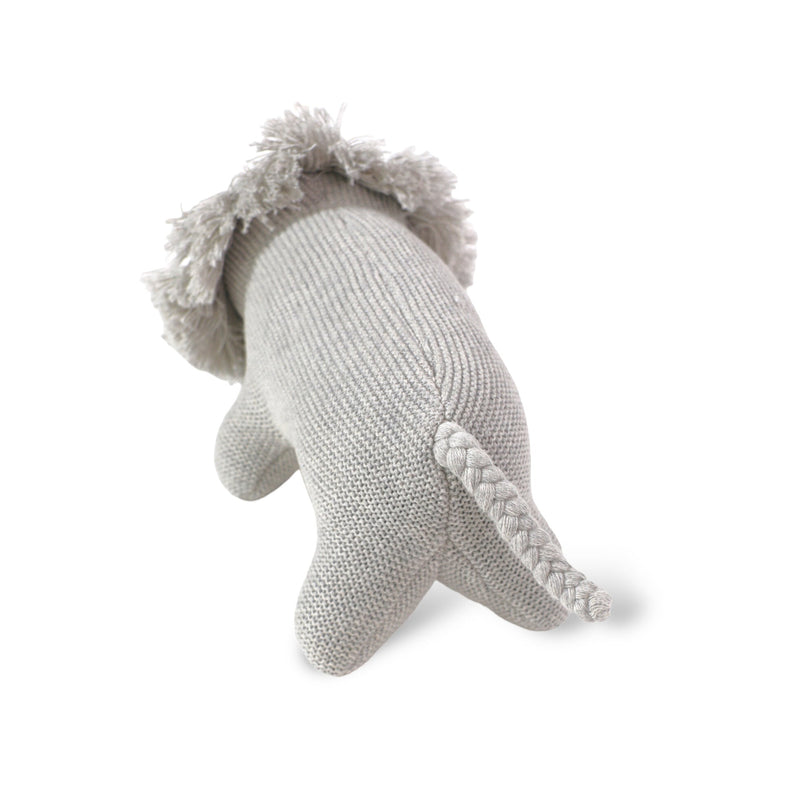 Organic Cotton Knit Lion | Stuffed Animal Baby Toy