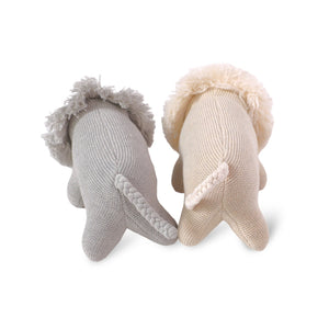 Organic Cotton Knit Lion | Stuffed Animal Baby Toy