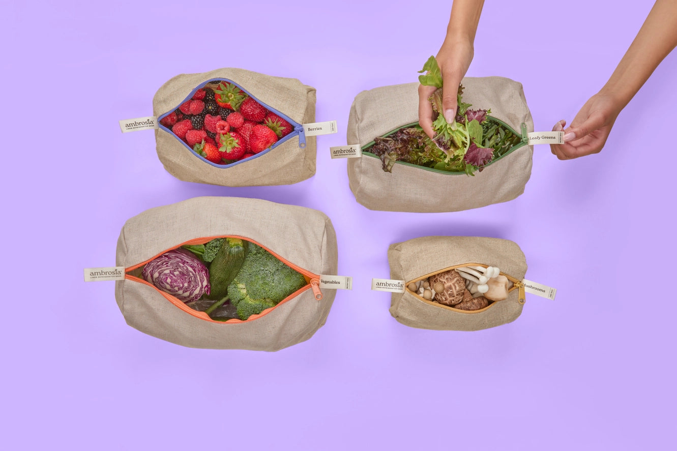 The Complete Set – Reusable Linen Produce Bags (Set of 4)