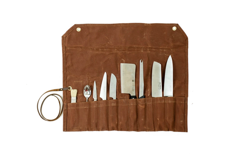 Chef Knife Roll | 18 oz Waxed Canvas