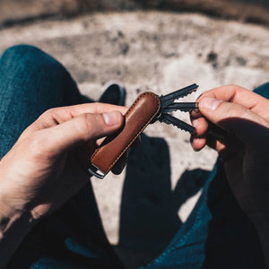 Leather Key Organizer | Cocoa