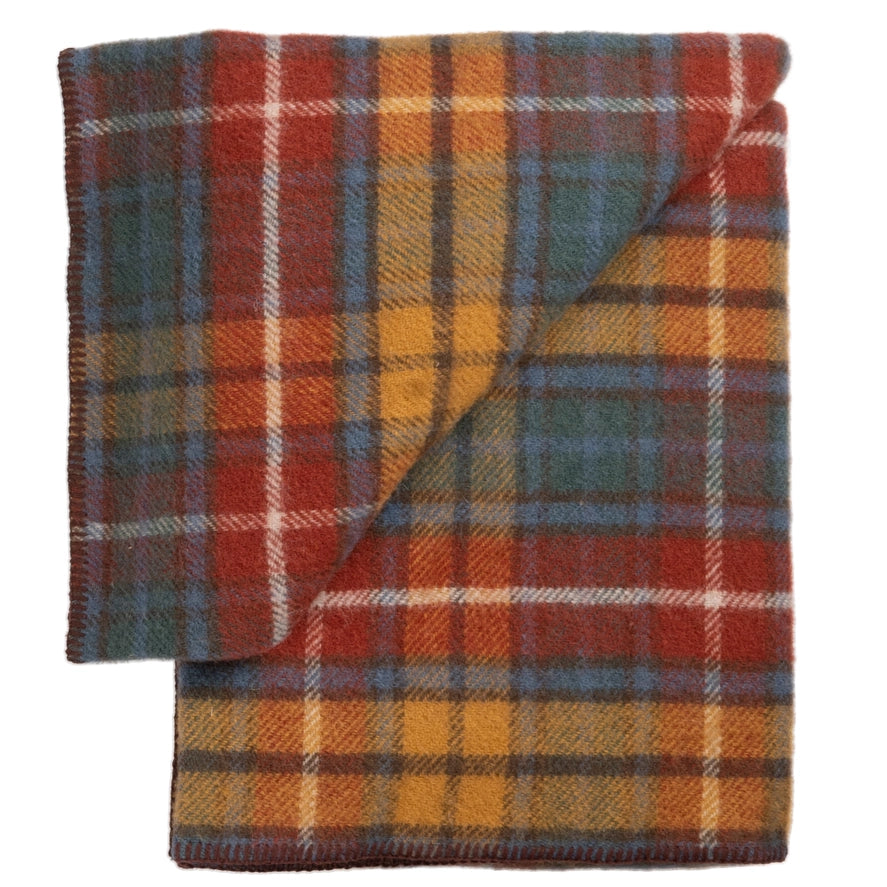 Highland Tweeds Wool Big Throw ~ Antique Buchanan