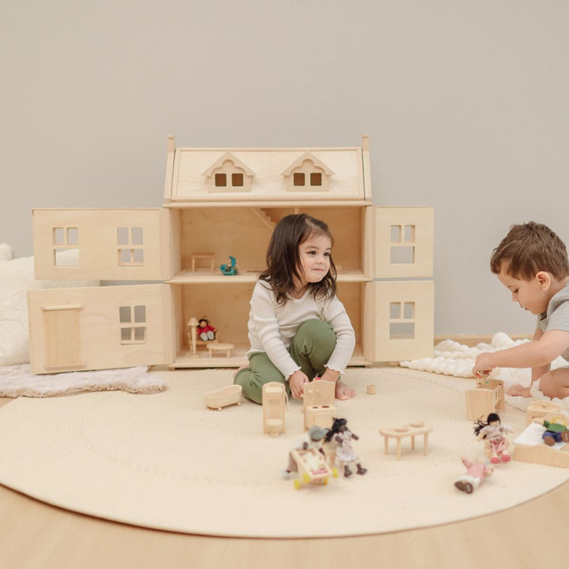 Victorian Dollhouse | 3-Story Wooden | 1:12 Scale | PlanToys