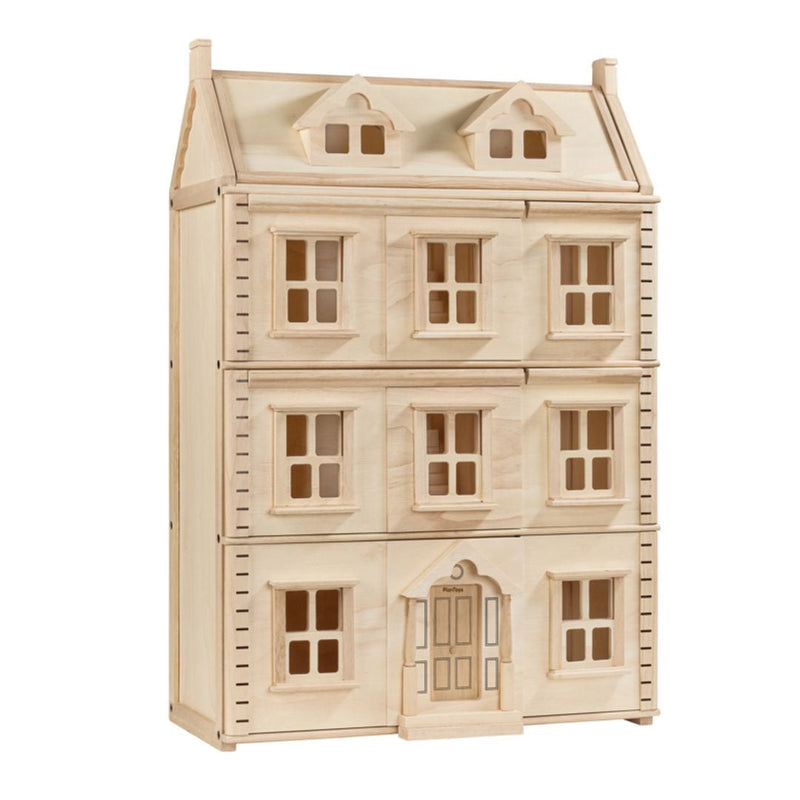 Grand Victorian Dollhouse | 4-Floor Rubberwood | 24.76" x 13.19" x 28.03"