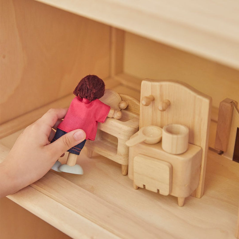 Dollhouse Furniture Set | 1:12 Scale | Living Room, Bedroom, Kitchen, Dining Room, Bathroom