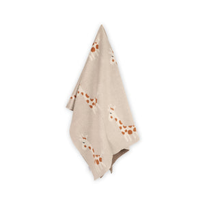 Giraffe Organic Cotton Jacquard Baby Blanket | 30" x 42"