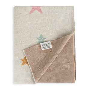 Stars Organic Cotton Jacquard Knit Baby Blanket | 30" x 42"
