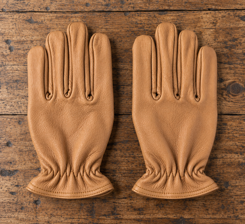 Kids Buffalo Leather Ranching Gloves | Rarely Edition