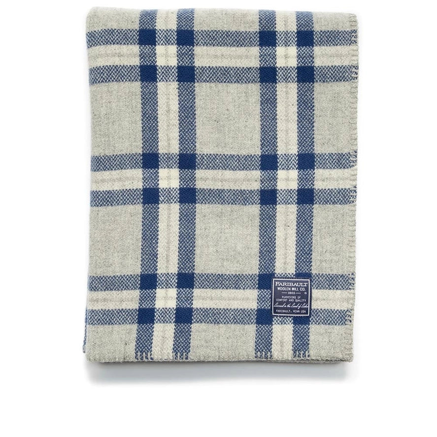 Minnehaha Falls Wool Throw Blanket