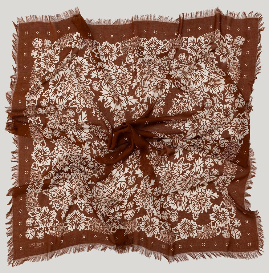 Big Honcho Bandana- Blossom in Cocoa