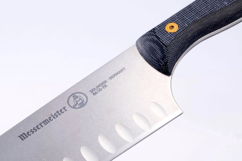 Custom 7" Kullenschliff Santoku