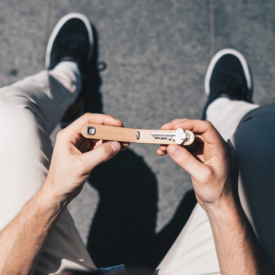 Cocoa Colored Men's Keychain