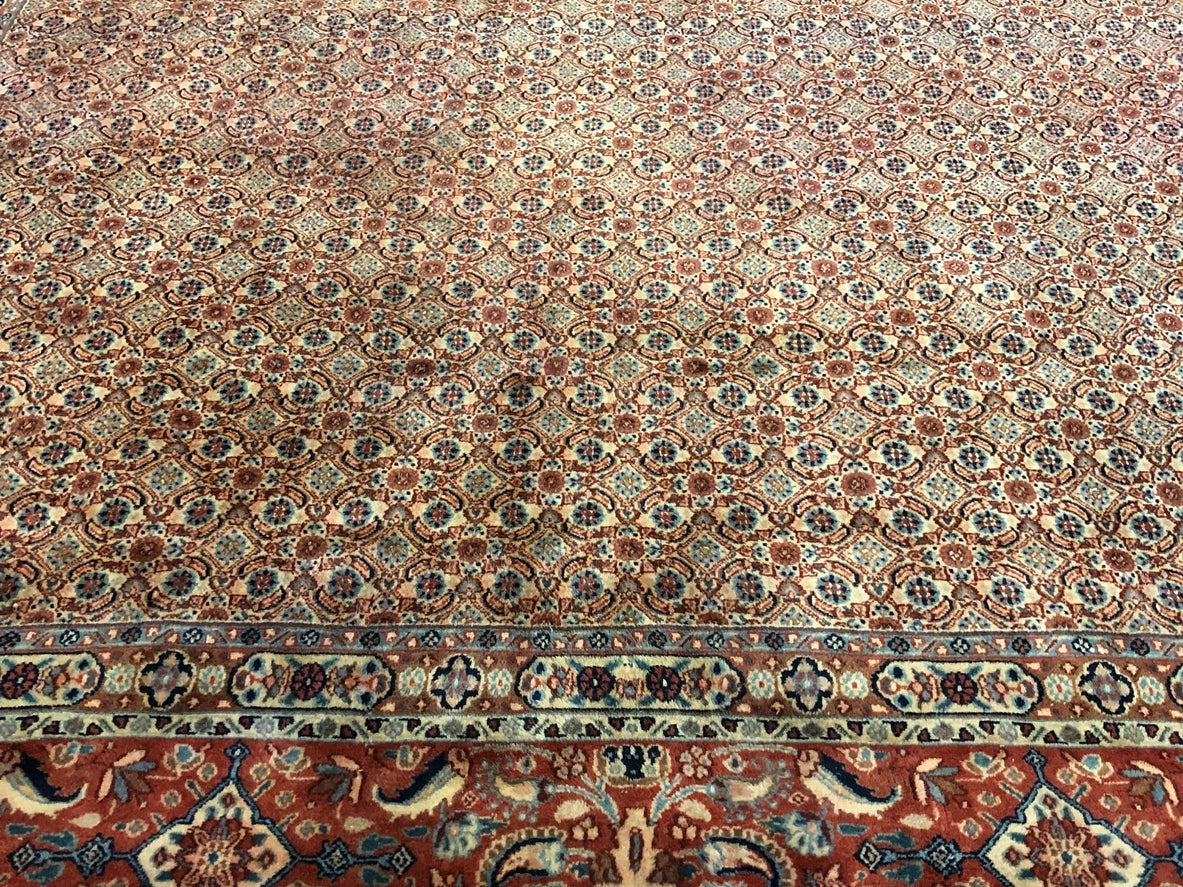 Fine Persian 7.8 X 9.7 Wool Rug