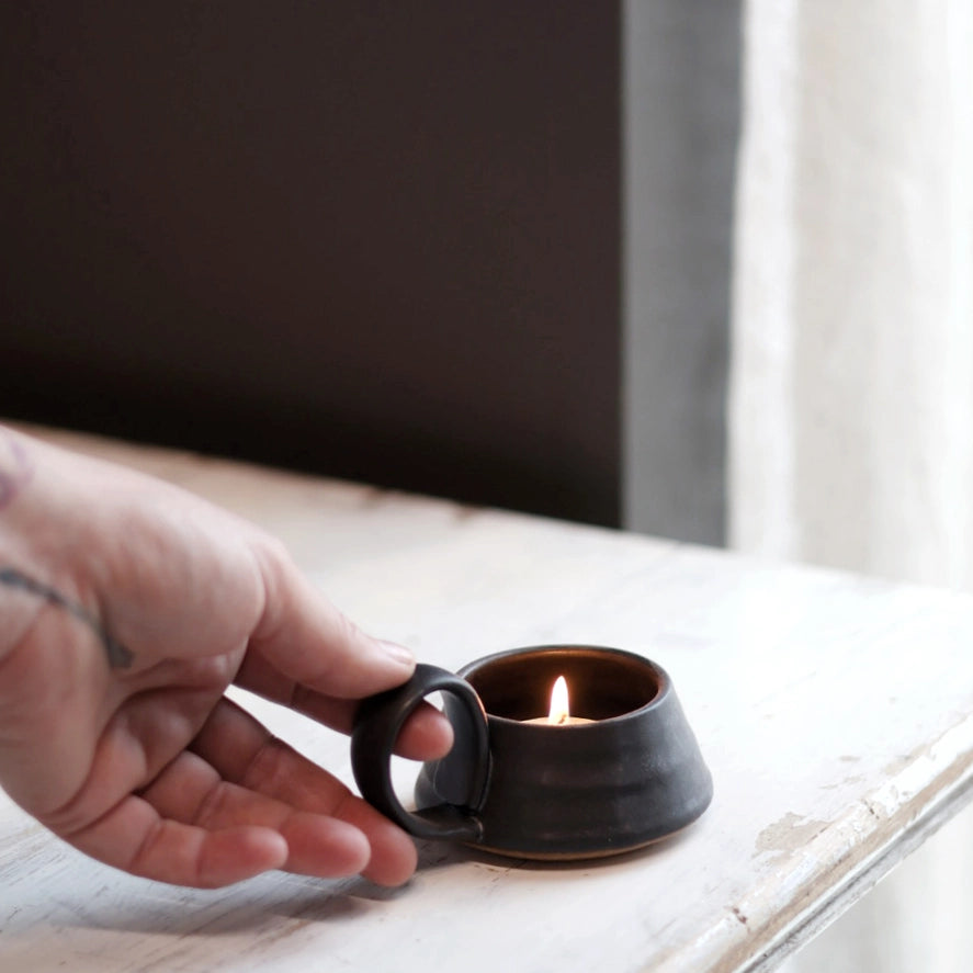 Tea Lite Candle Holder in 3 Color Options