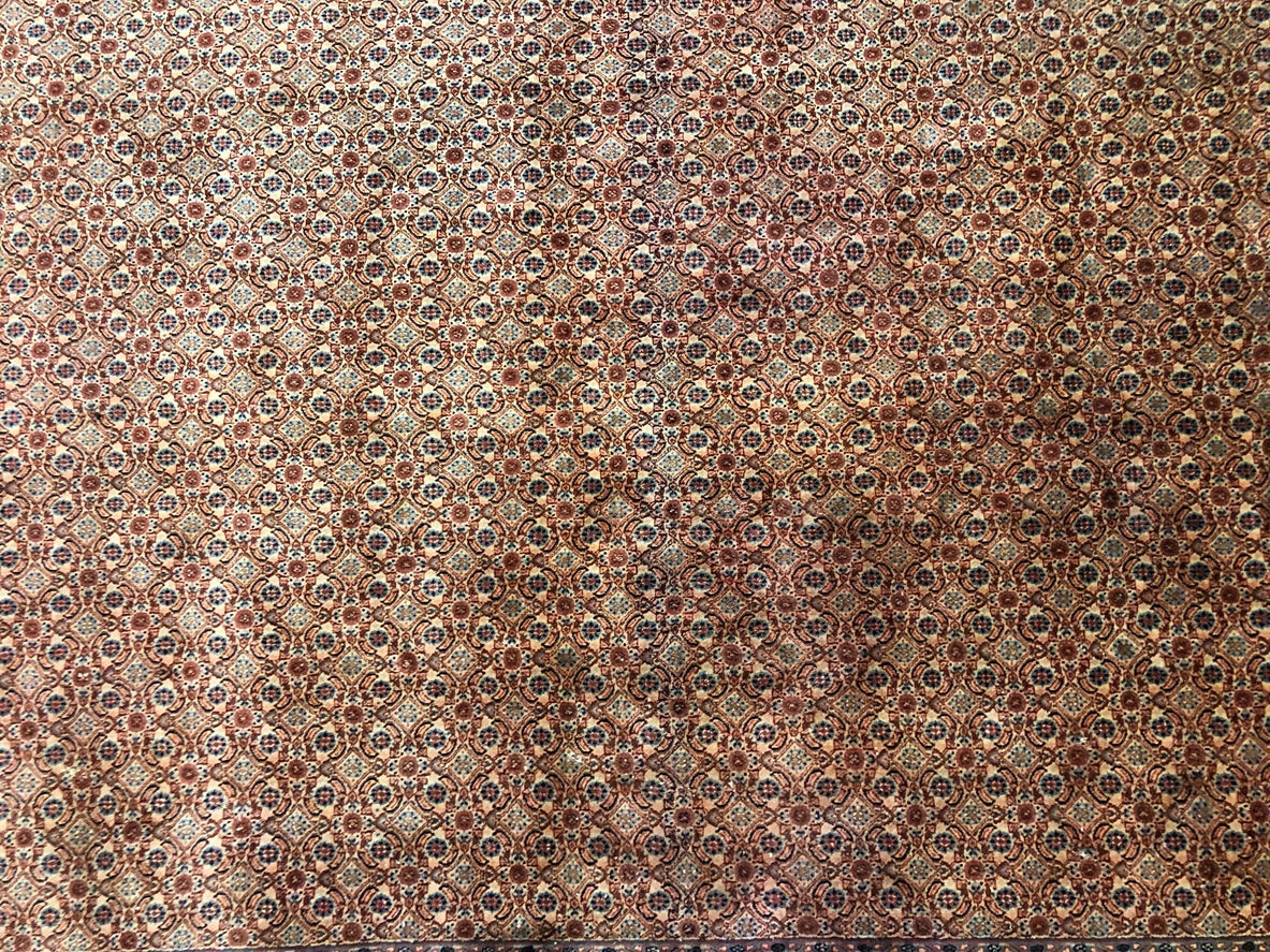 Fine Persian 7.8 X 9.7 Wool Rug