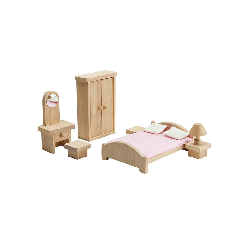 Classic Bedroom Dollhouse Set | 1:12 Scale | 7-Piece