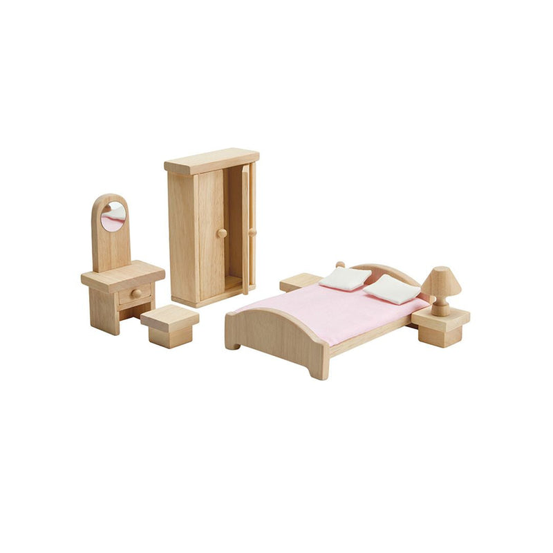 Classic Bedroom Dollhouse Set | 1:12 Scale | 7-Piece