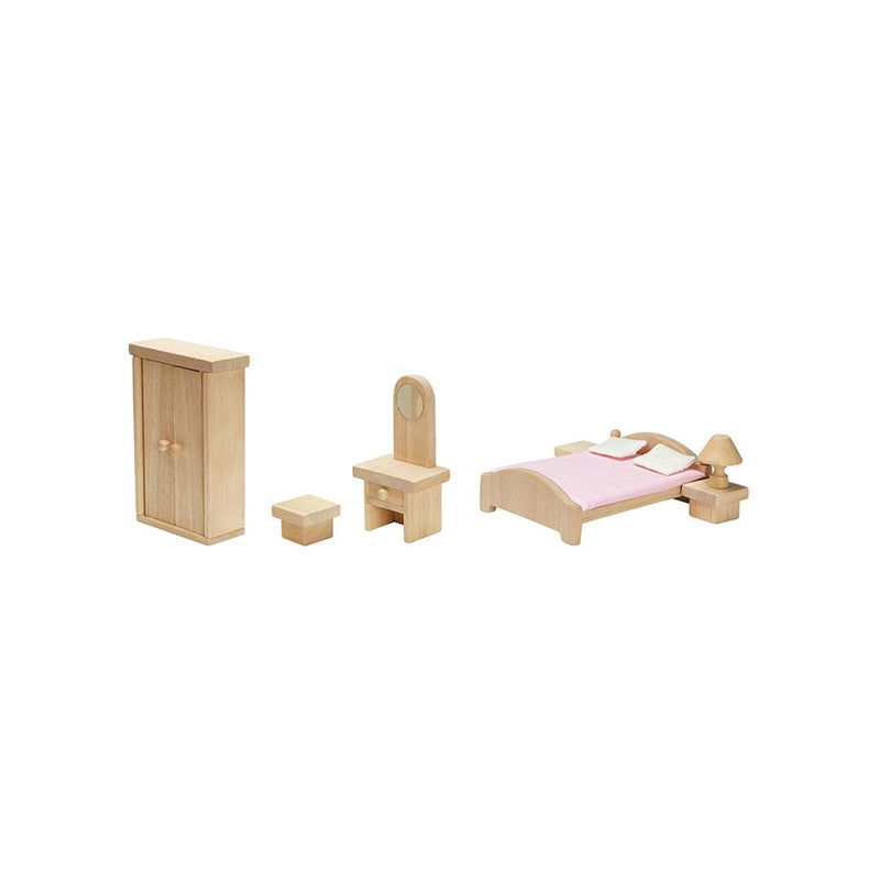 Classic Bedroom Dollhouse Set | 1:12 Scale | 7-Piece