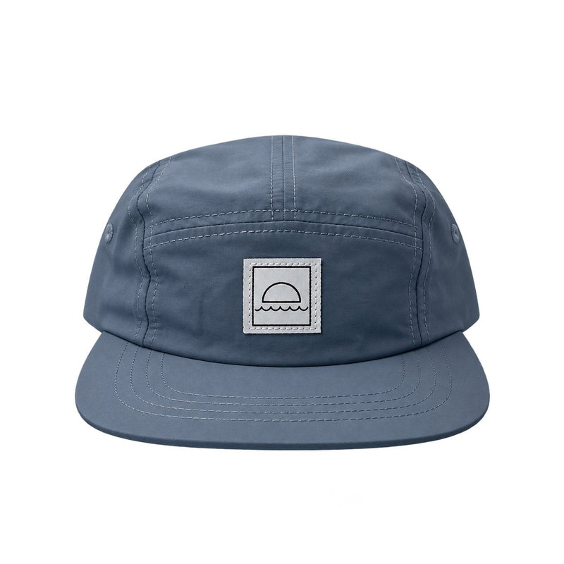 Five-Panel Cap in Cove | Water-Resistant Nylon | Hey August