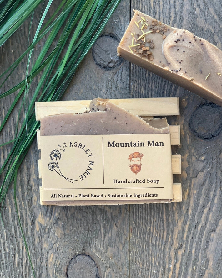 Mountain Man Bar Soap | Patchouli, Cedarwood & Cinnamon