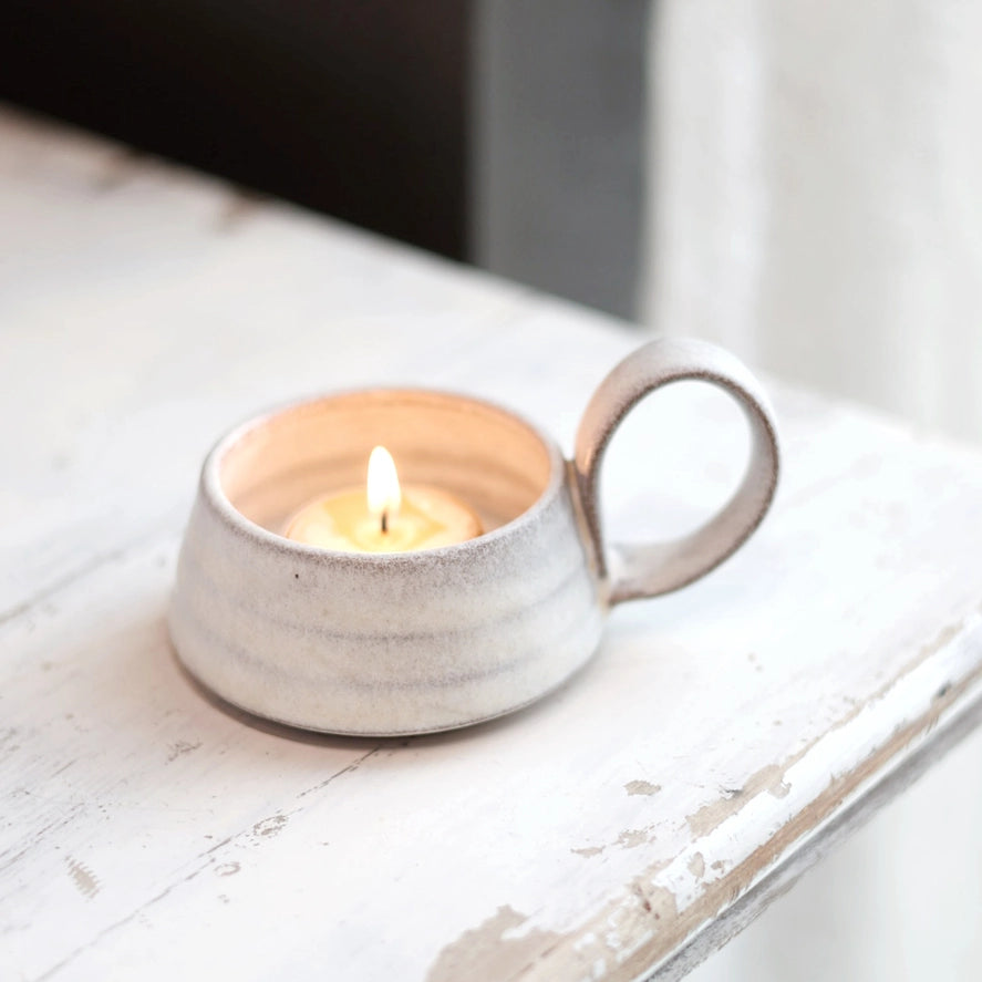 Tea Lite Candle Holder in 3 Color Options