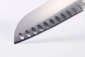 Custom 7" Kullenschliff Santoku