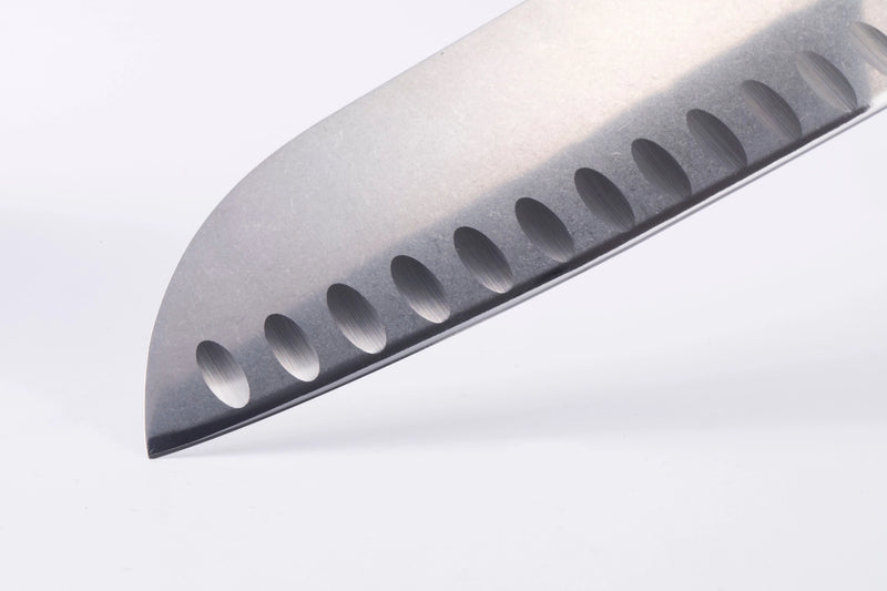 Custom 7" Kullenschliff Santoku