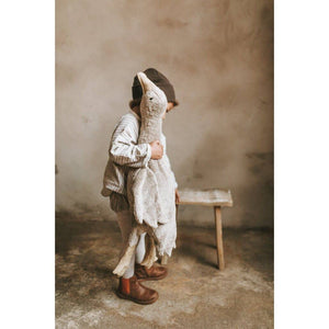 Warming Goose | 27" Organic Spelt Fill | GOTS Cotton | Made in Latvia