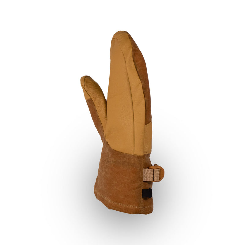 Acadia Mitts | Waxed Canvas & Leather | Cryogenic-Grade Insulation