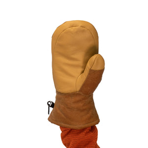 Acadia Mitts | Waxed Canvas & Leather | Cryogenic-Grade Insulation