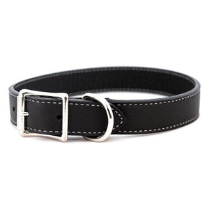 Tuscan Leather Dog Collar | 3/8" x 10" | Center Bar Buckle