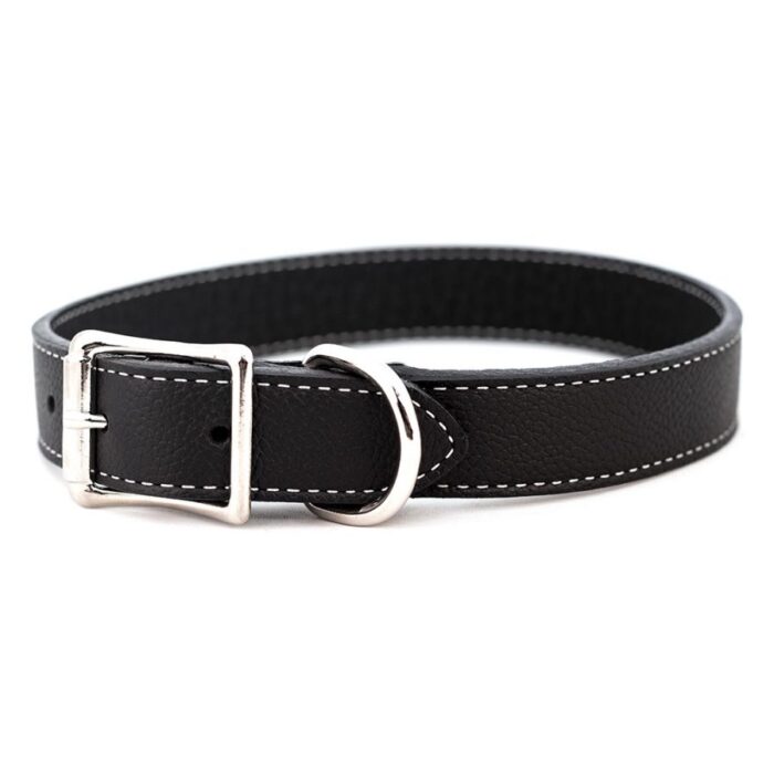 Tuscan Leather Dog Collar | 3/8" x 10" | Center Bar Buckle