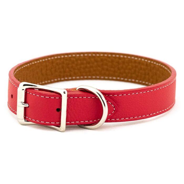 Tuscan Leather Dog Collar | 3/8" x 10" | Center Bar Buckle