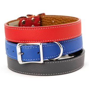 Tuscan Leather Dog Collar | 3/8" x 10" | Center Bar Buckle
