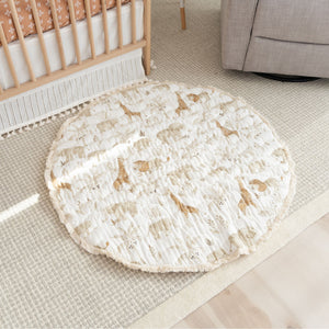 Kendi Quilted Playmat | Cotton | Safari Print