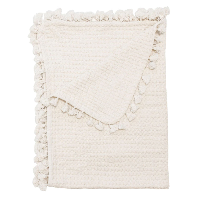 Waffle Knit Baby Blanket | 36" x 36" | 100% Cotton
