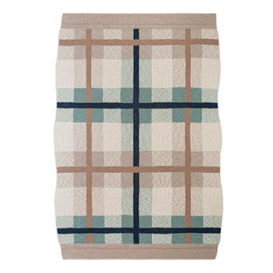 Charlie Farmhouse Knitted Plaid Blanket | Cotton | Baby Size
