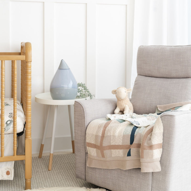 Charlie Farmhouse Knitted Plaid Blanket | Cotton | Baby Size