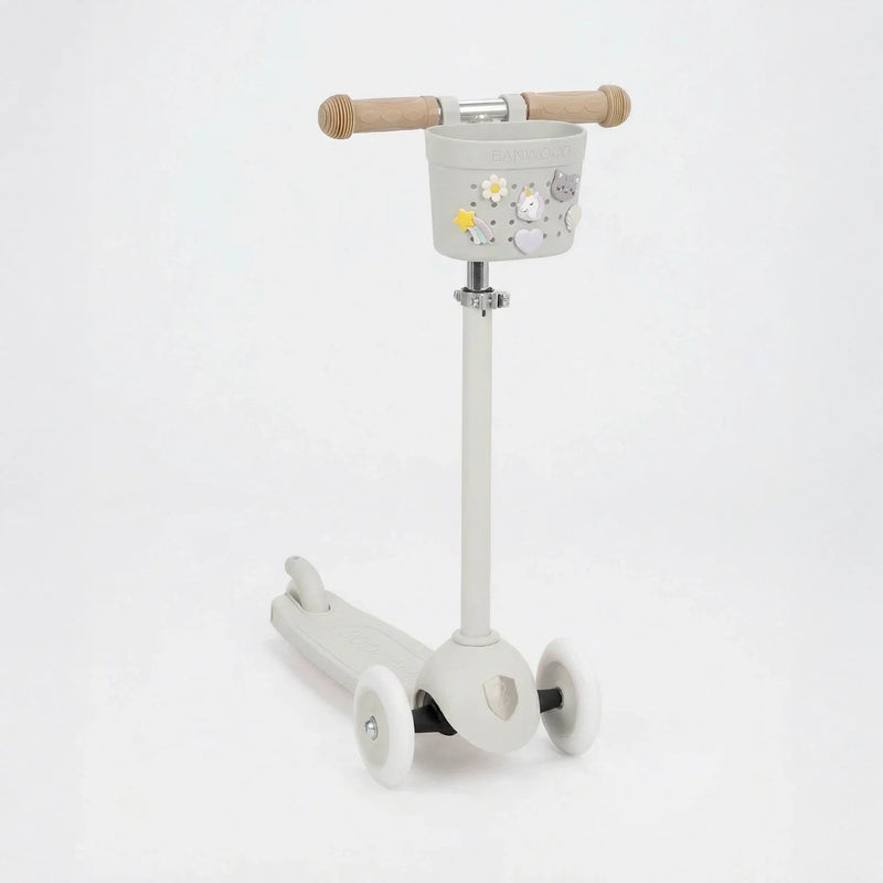 Banwood Pin & Ride Basket | Recycled Rubber | Ivory