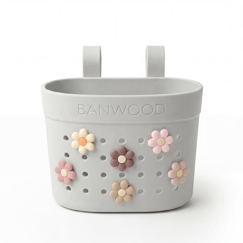 Banwood Pin & Ride Basket | Recycled Rubber | Ivory