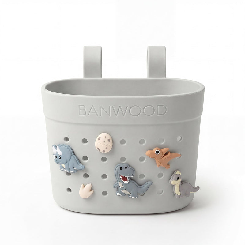 Banwood Pin & Ride Basket | Recycled Rubber | Ivory