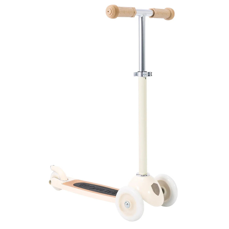 Banwood Scooter Vintage — Cream | 3-Wheel | Oak Deck | Ages 3+